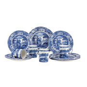Blue Italian 12 Piece Set with Mug