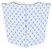 Blue Provencial Print Wastepaper Basket