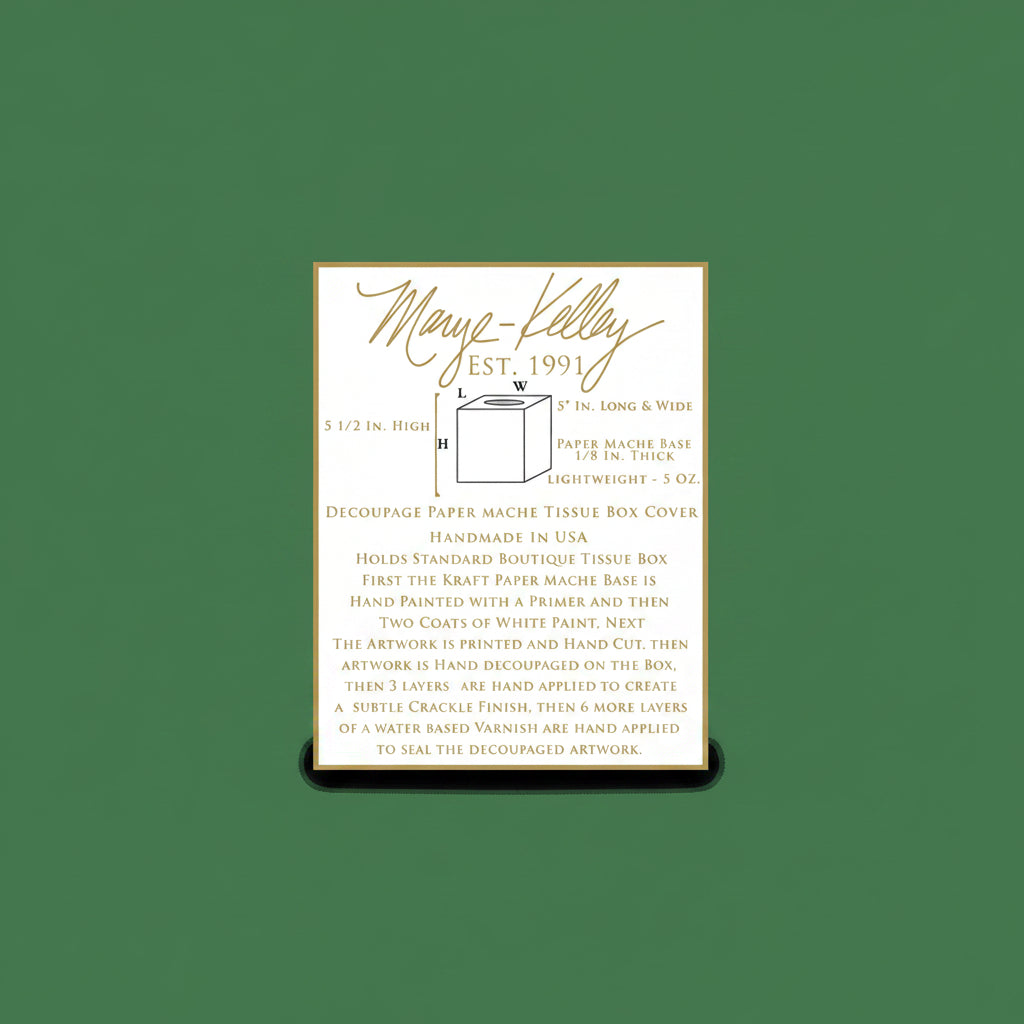 Giverny by Laura Park Tissue Box Cover