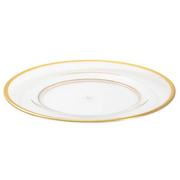 Caspari Acrylic Charger w/ Gold Rim