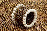 Beaded Napkin Rings Set of 4