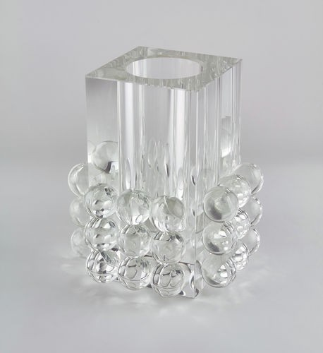"Balls" Crystal Bud Vase