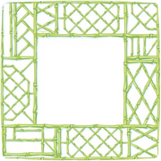 Caspari Square Dinner Plate