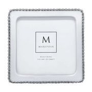 Beaded White 5x5 Frame