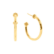 Berry Slice Medium Hoop Earrings