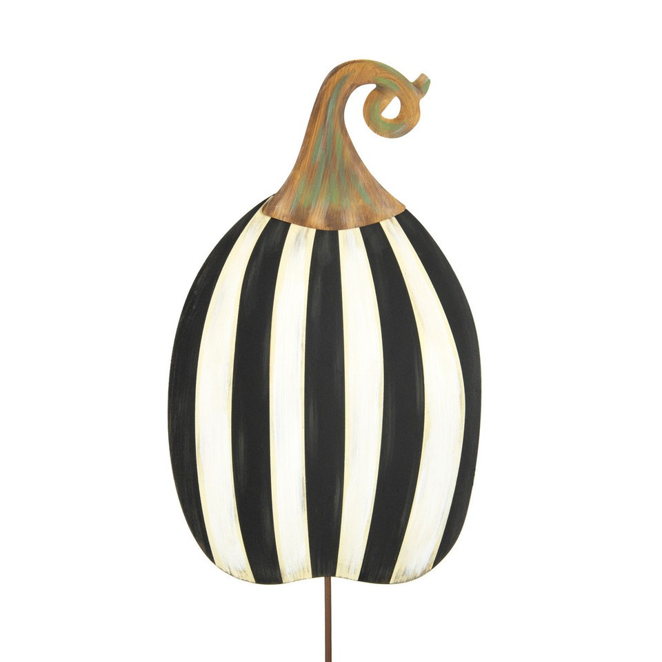 Striped Pumpkin Stake