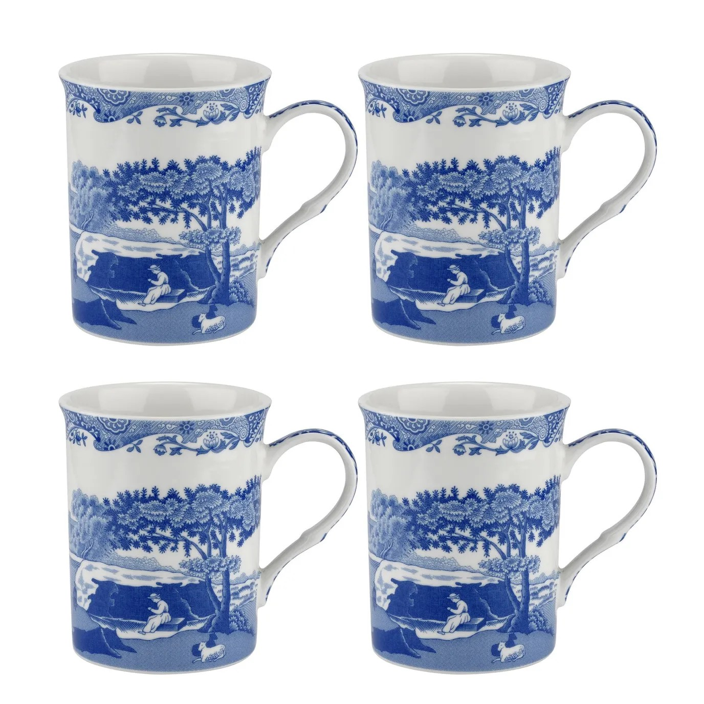 Blue Italian 12 Piece Set with Mug