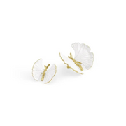 Butterfly Ginkgo Gold Decorative Objects Set of 2
