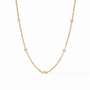 Celeste Gold Delicate Station Necklace