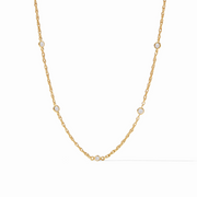 Celeste Gold Delicate Station Necklace