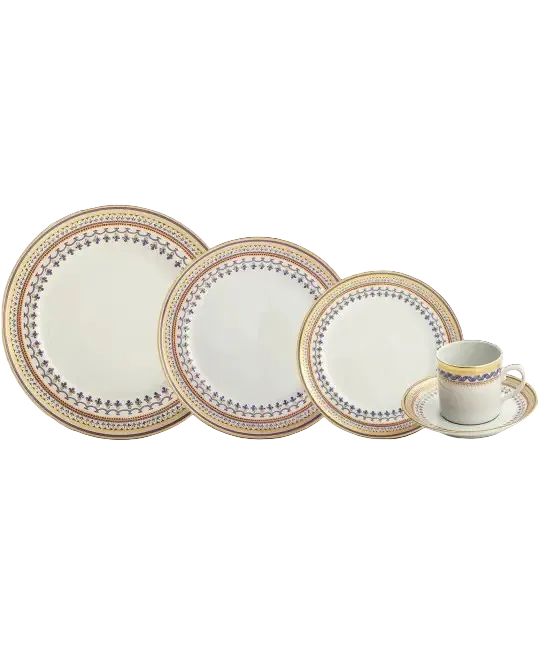 Chinoise Blue 5 Piece Place Setting