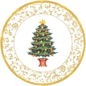 Caspari Dinner Plate
