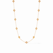 Florentine Gold Demi Delicate Station Necklace