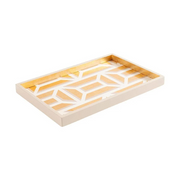 Gold Lacquer Garden Gate Tray