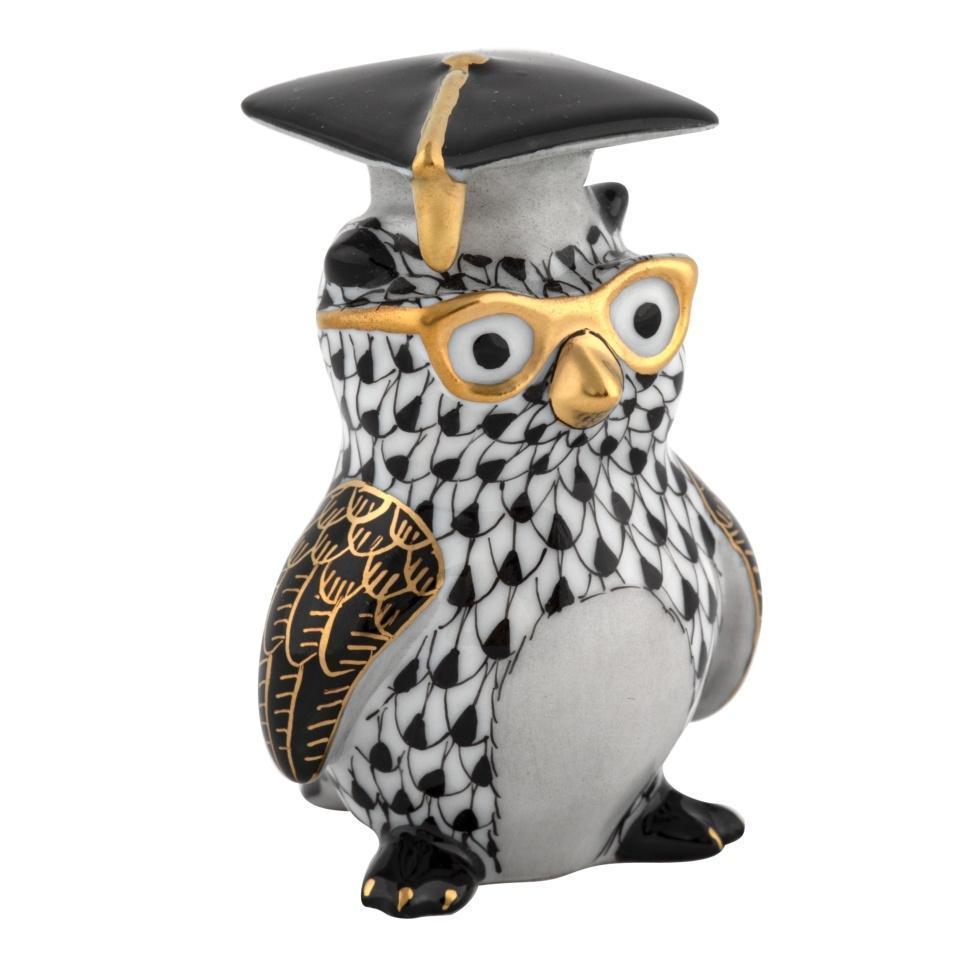 Graduation Owl Figurine