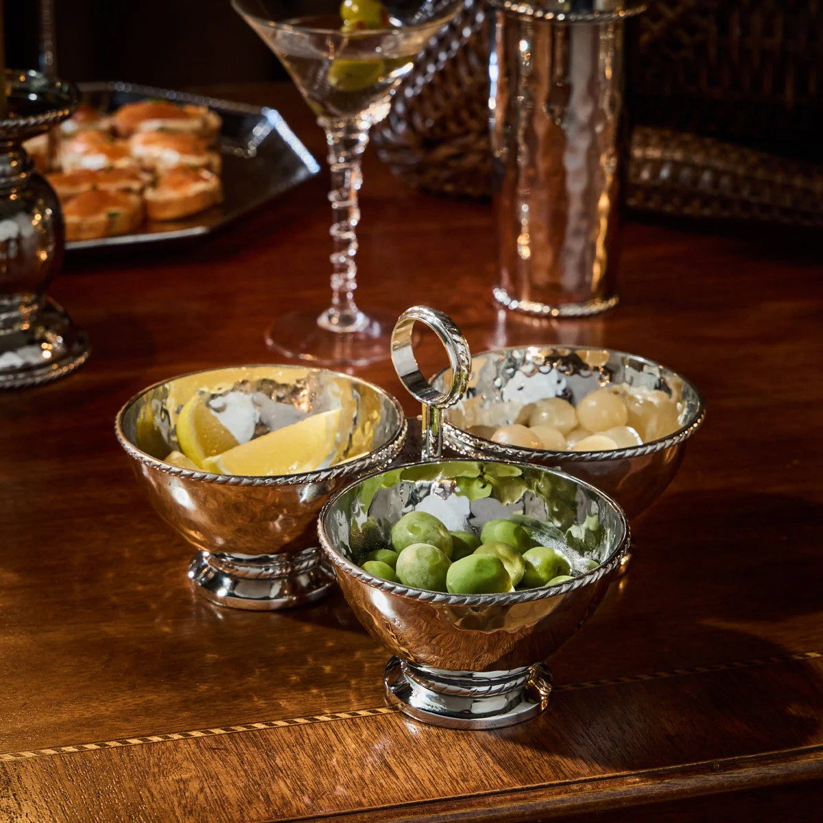 Graham Triple Cocktail Bowl