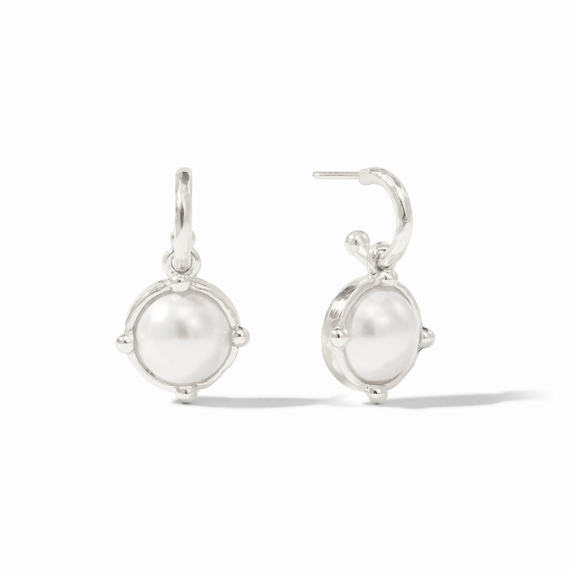 Honeybee Silver Hoop & Charm Earring