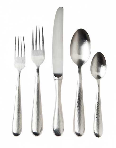 Florence Hammered Satin Five Piece Place Setting