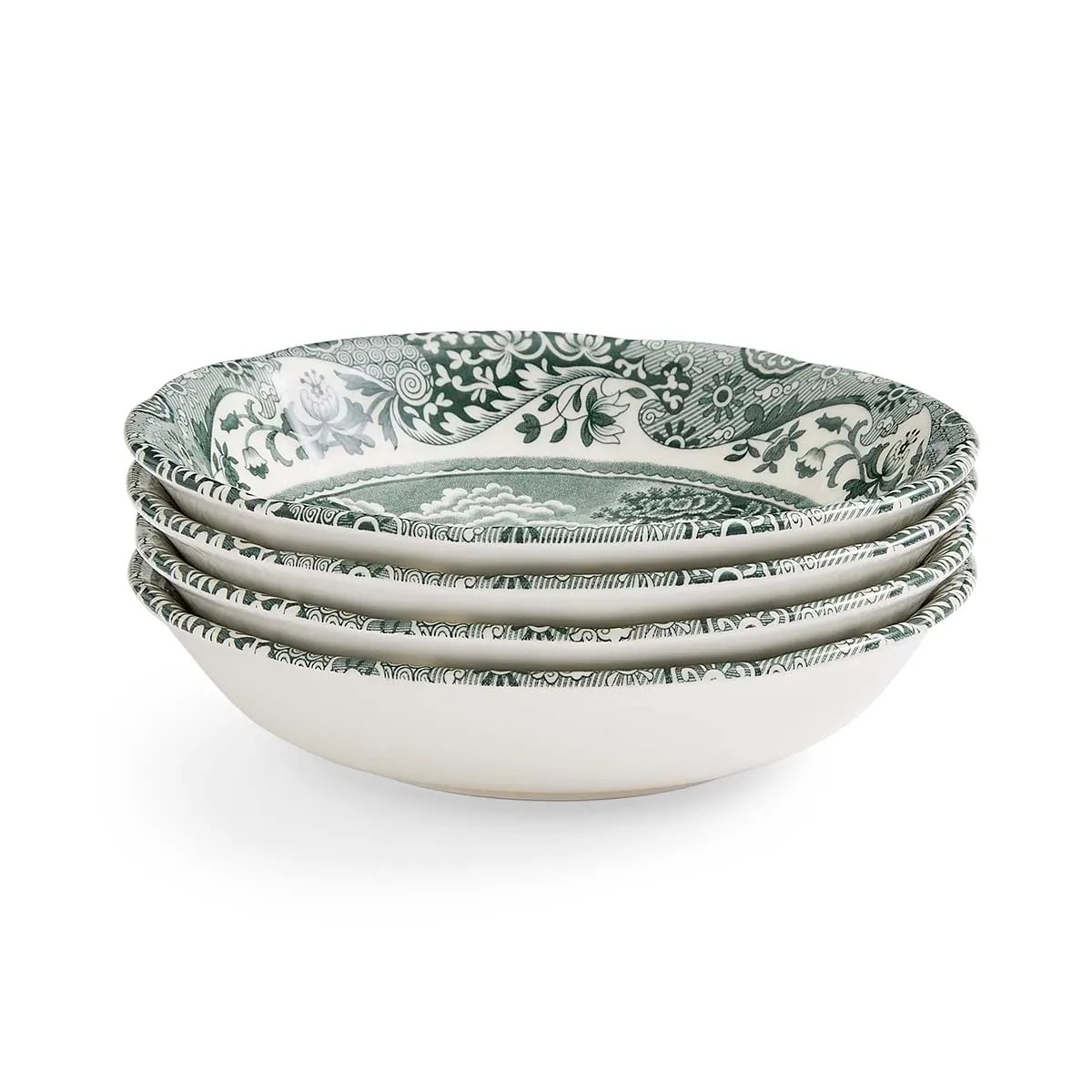 Heritage Green Italian Cereal Bowl 6.5"