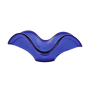 Hibiscus Glass Cobalt Bowl