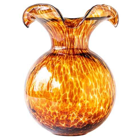 Hibiscus Large Fluted Vase
