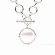 Honeybee Silver Statement Necklace