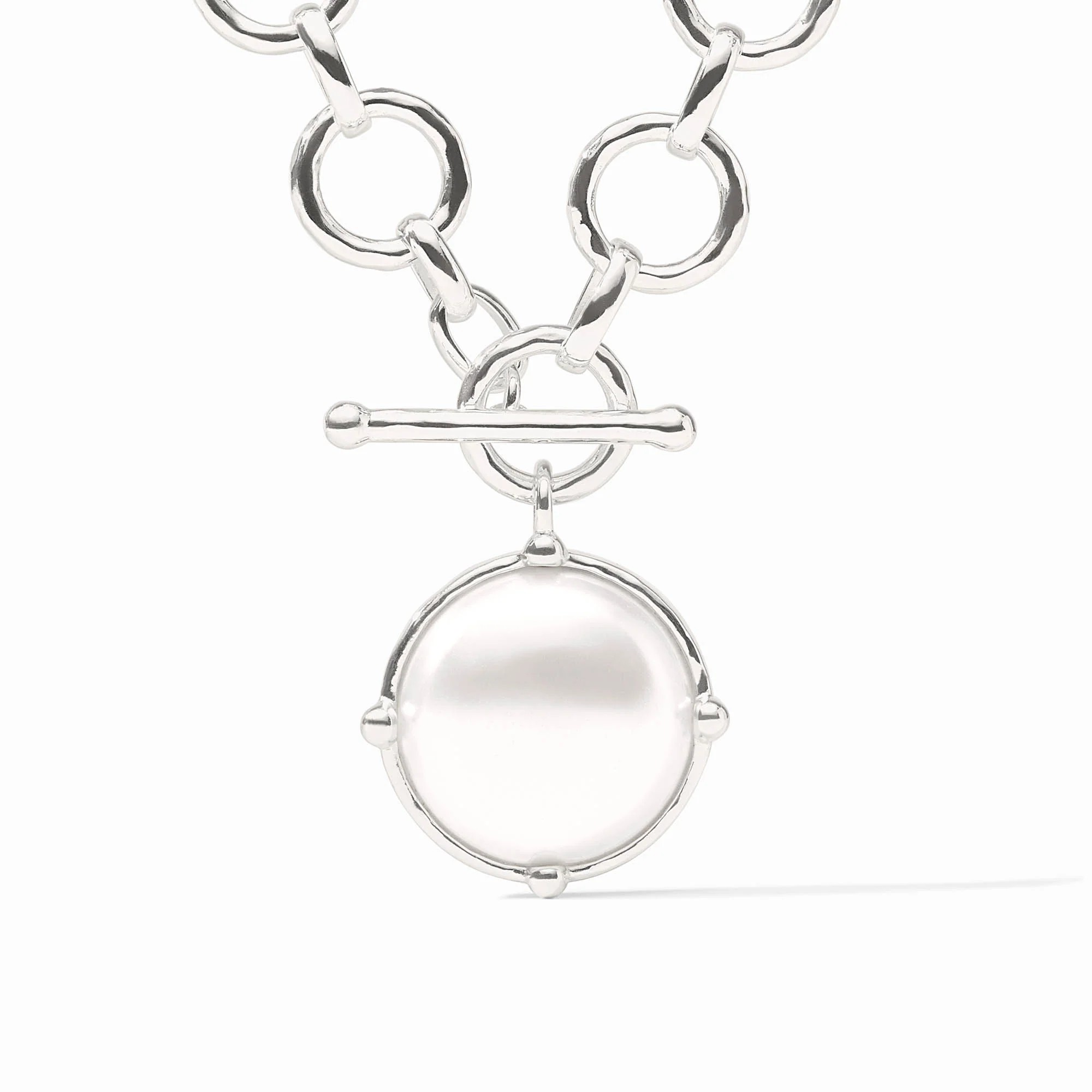 Honeybee Silver Statement Necklace