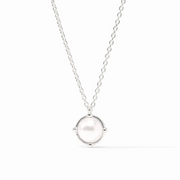 Honeybee Silver Solitaire Necklace
