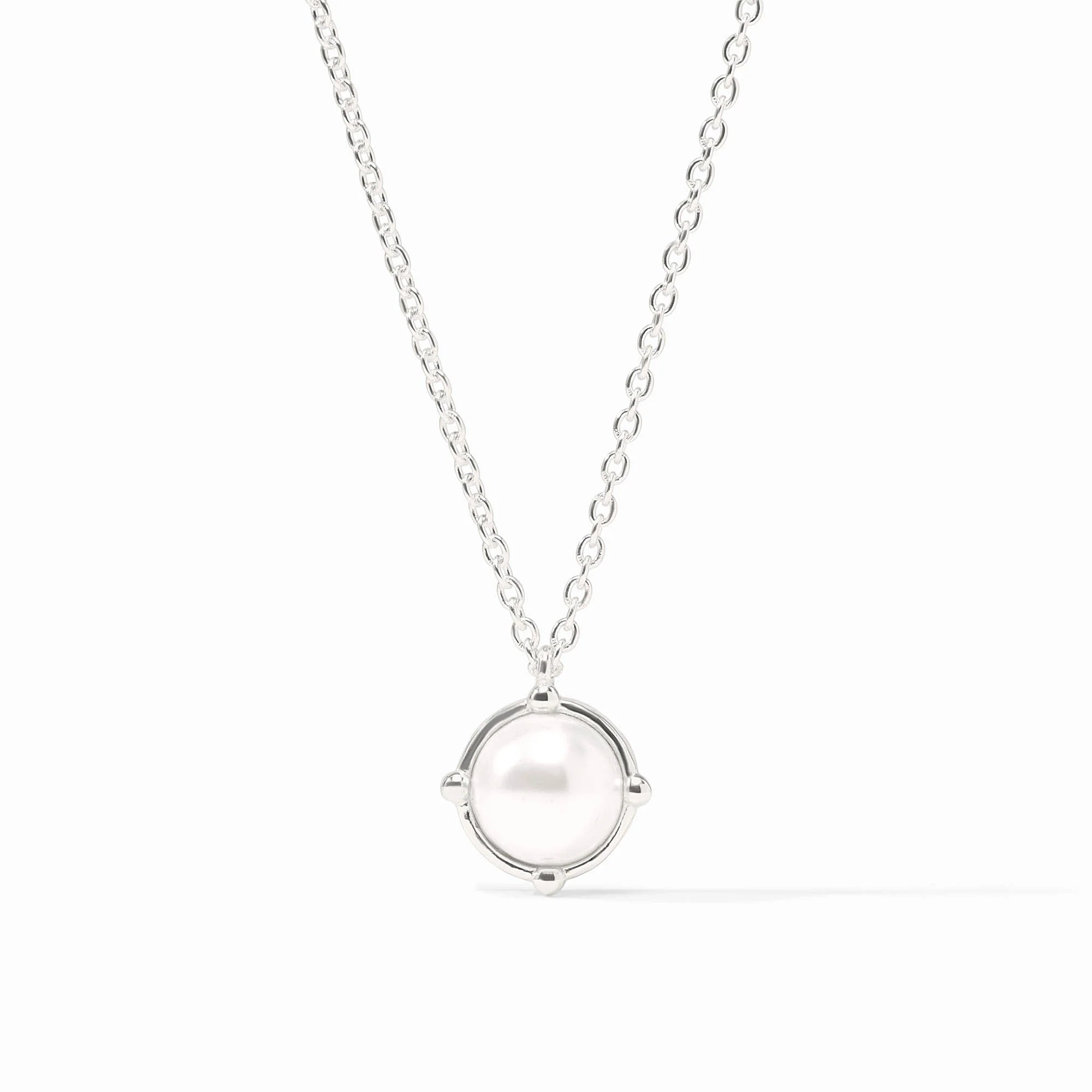 Honeybee Silver Solitaire Necklace