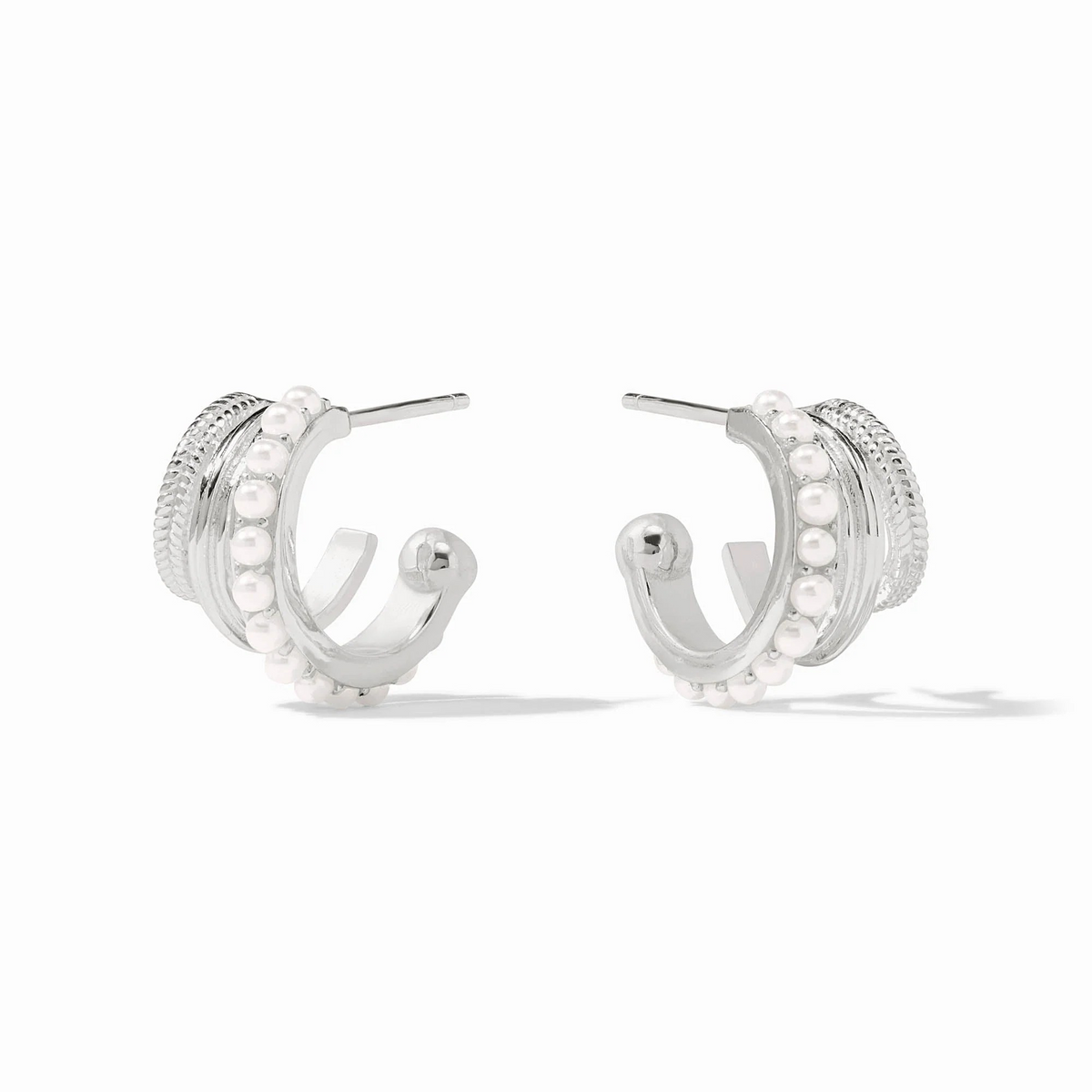 Hydra Silver Triple Hoop