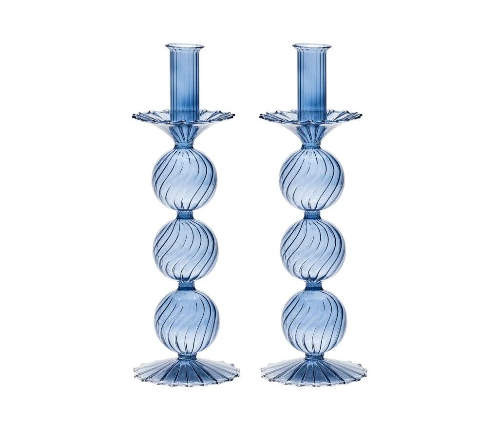 Iris Tall Candlestick S/2