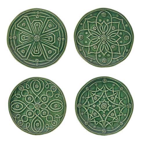 Jardin du Monde Side/Cocktail Plate Set of 4