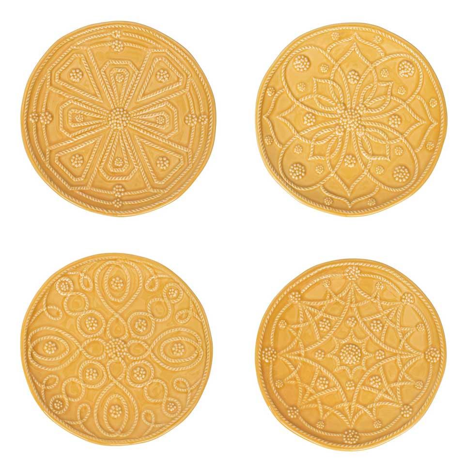 Jardin du Monde Side/Cocktail Plate Set of 4