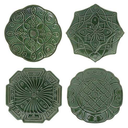 Jardin du Monde Salad/Dessert Plate Set of 4