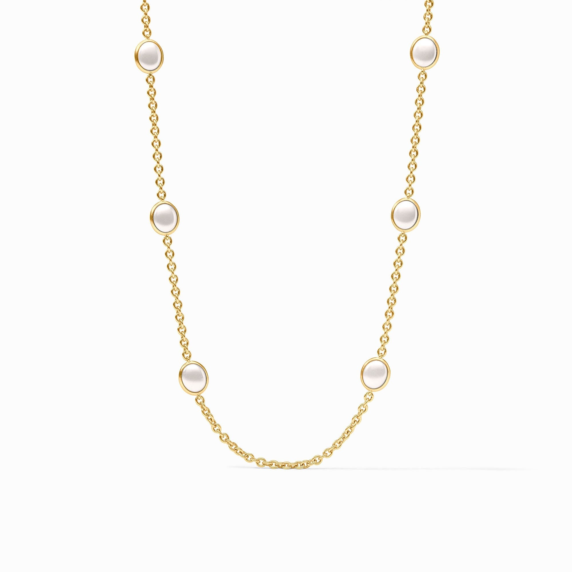 Laguna Gold Stone Station Necklace