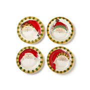 Old St Nick Salad Plates Assorted Set of 4
