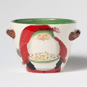 Old St Nick Popcorn Bowl with Handles