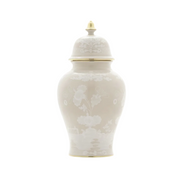 Oriente Italiano Meringa Large Potiche Vase - 15"
