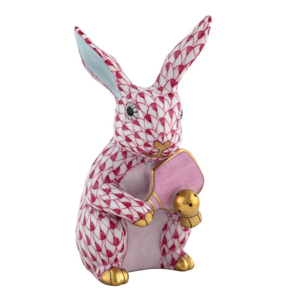 Pickleball Bunny Figurine