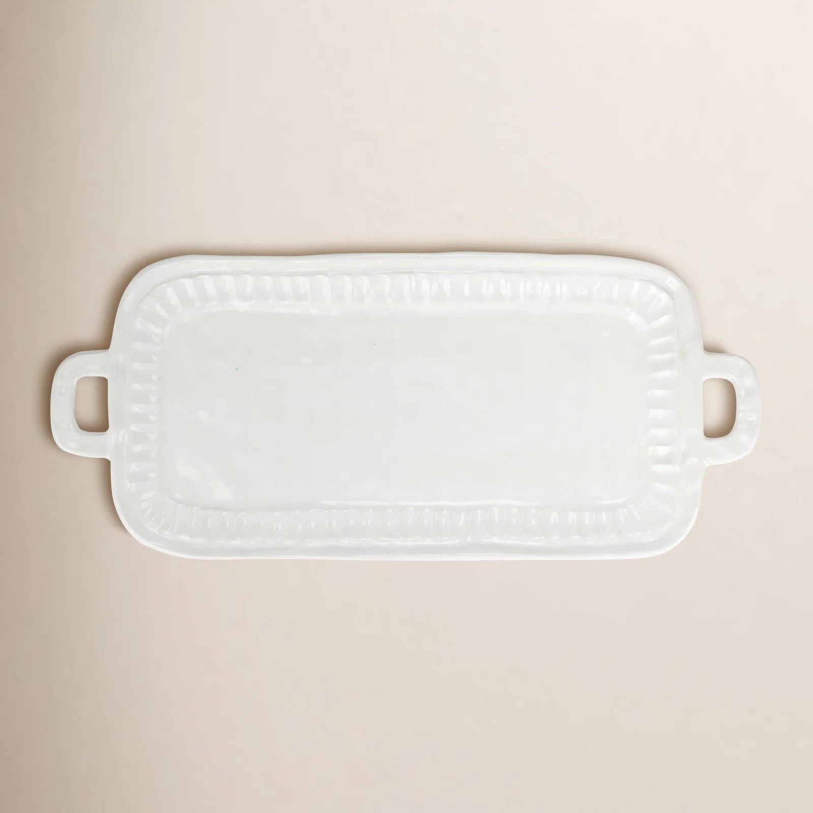 Pietra Serena Handled Rectangule Platter