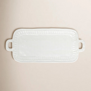 Pietra Serena Handled Rectangule Platter