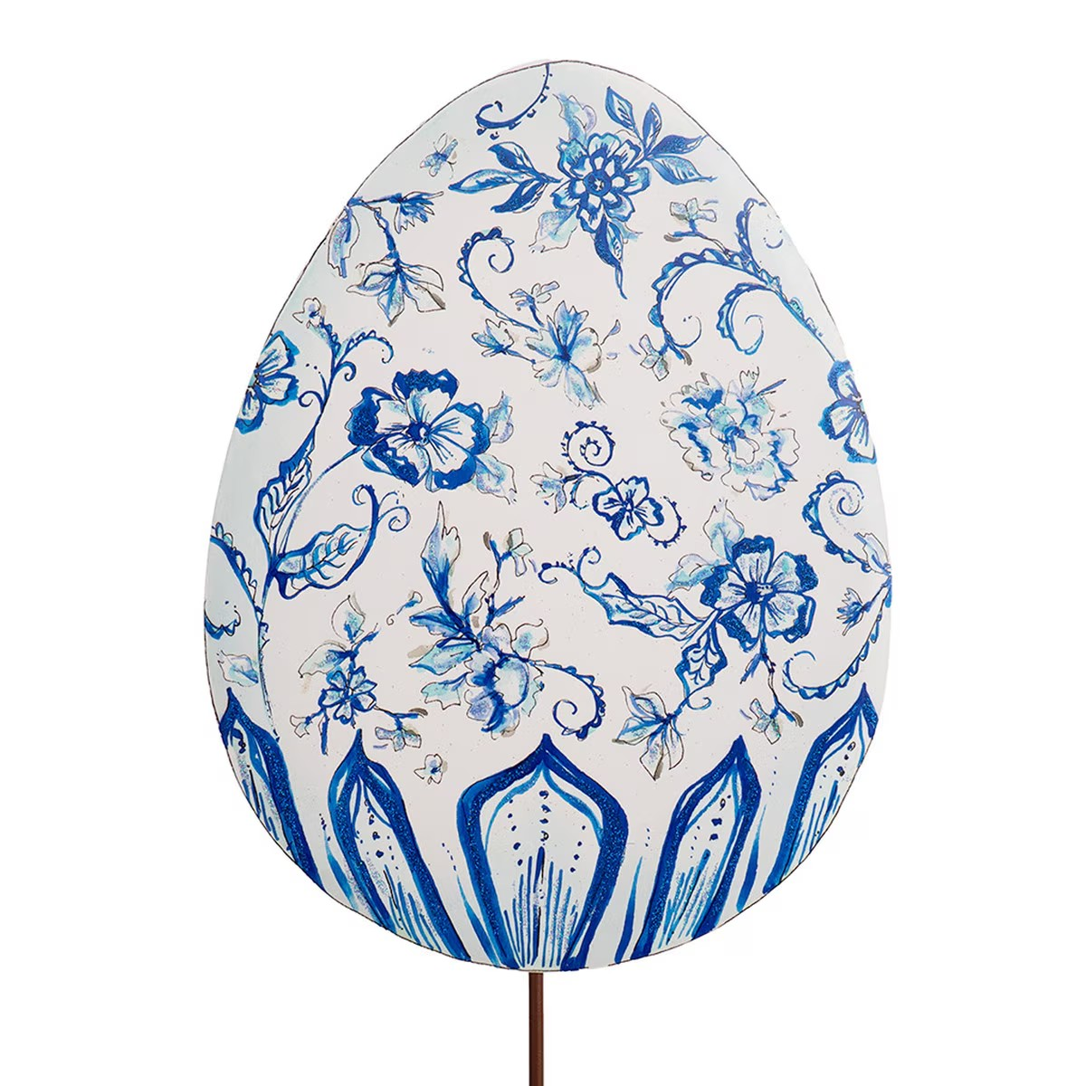 Posh Blue Egg Stake
