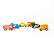 Around Town Cars - Pull Back Set of 6