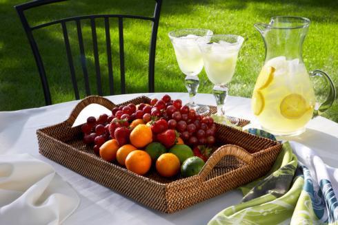 Rectangular Tray with Handles