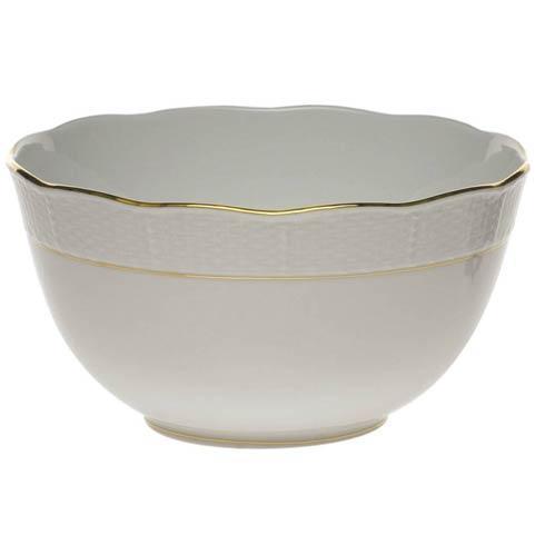 Round Bowl - Golden Edge