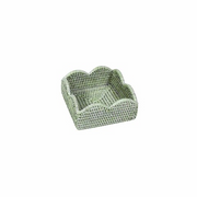 Rattan Scalloped Napkin Tray