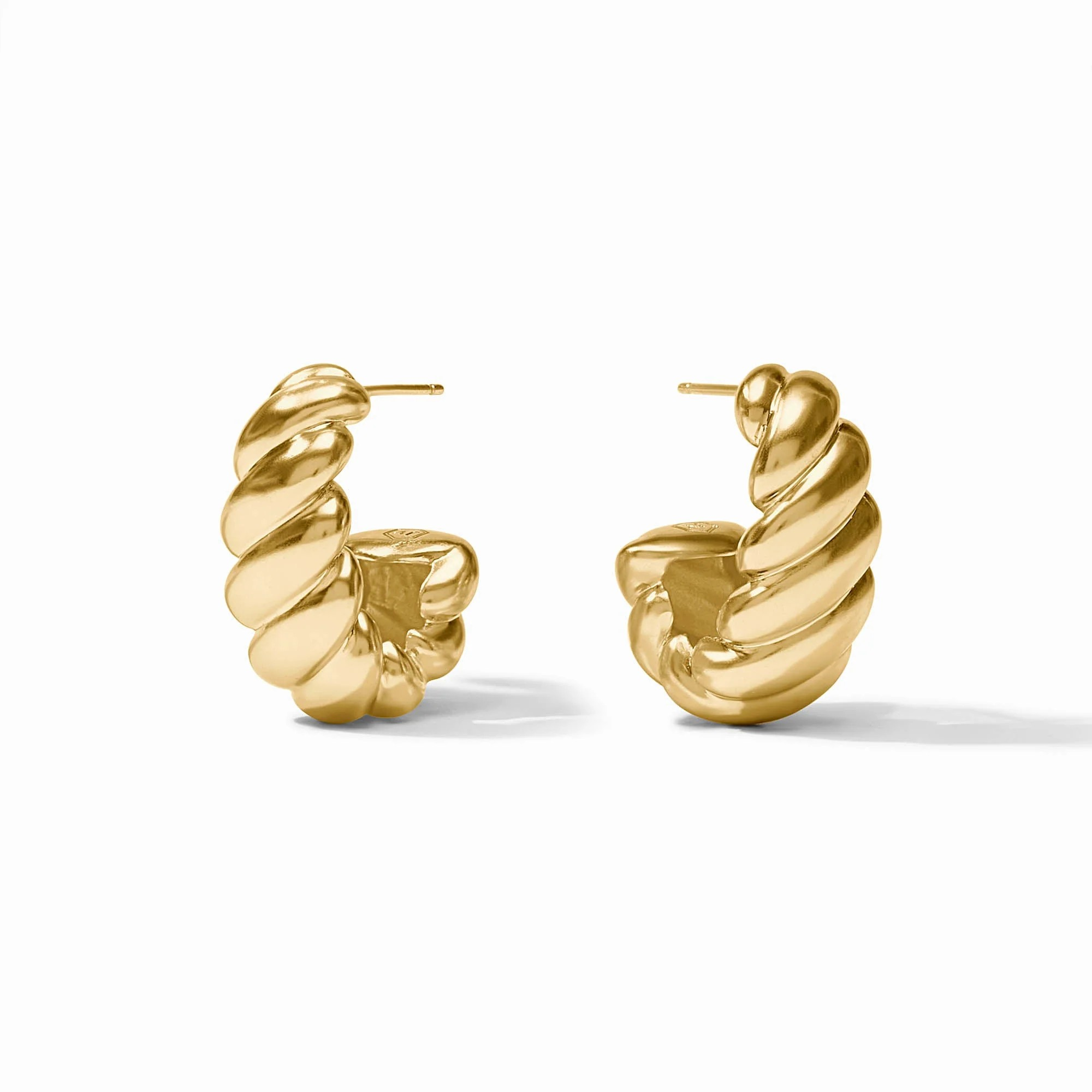 Ravello Gold Statement Hoop