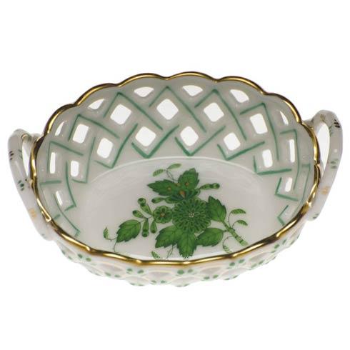 Small Openwork Basket with Handle