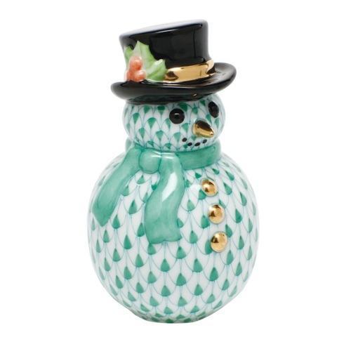 Snowman with Scarf Figurine