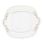 Square Cake Plate with Handles